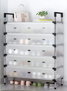 Brand New 6-Tier Shoe Rack Storage Cabinet with PVC cover