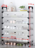 Brand New 6-Tier Shoe Rack Storage Cabinet with PVC cover