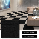 Carpet Squares Carpet tiles 60x60cm  Gray n Black